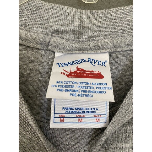 Vintage American Freedom Shirt Mens Medium Gray Choppers Biker Eagle USA Flag - Picture 5 of 9